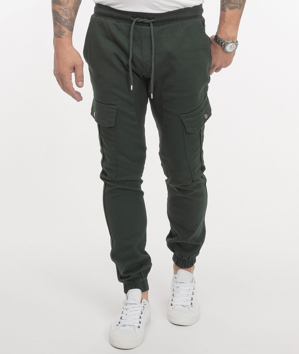 Cargo-Jogginghose mit entspannter Passform