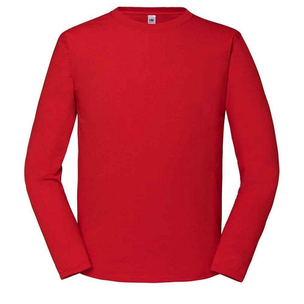 Herren Langarm Basic T-Shirt
