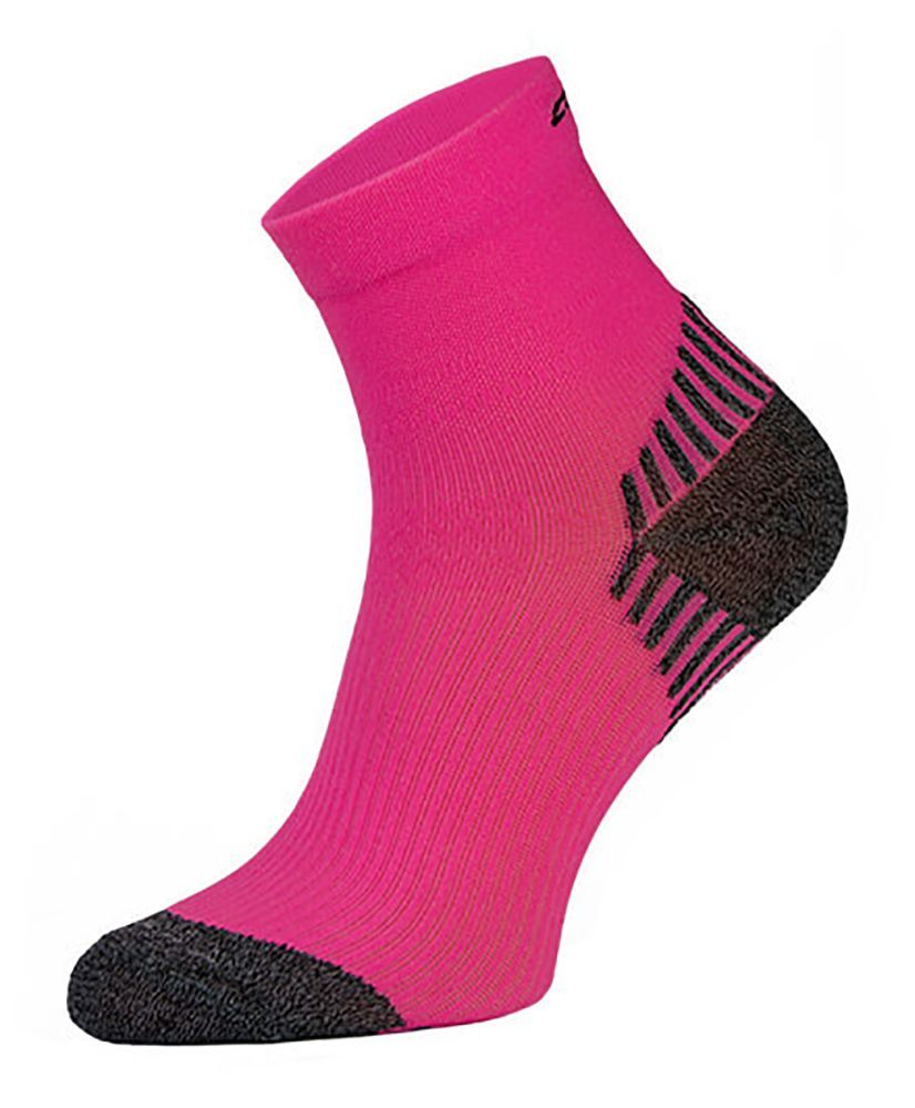 COMODO - Unisex Chaussettes de Contention pour Running Compression pour Sport - Rose Néon