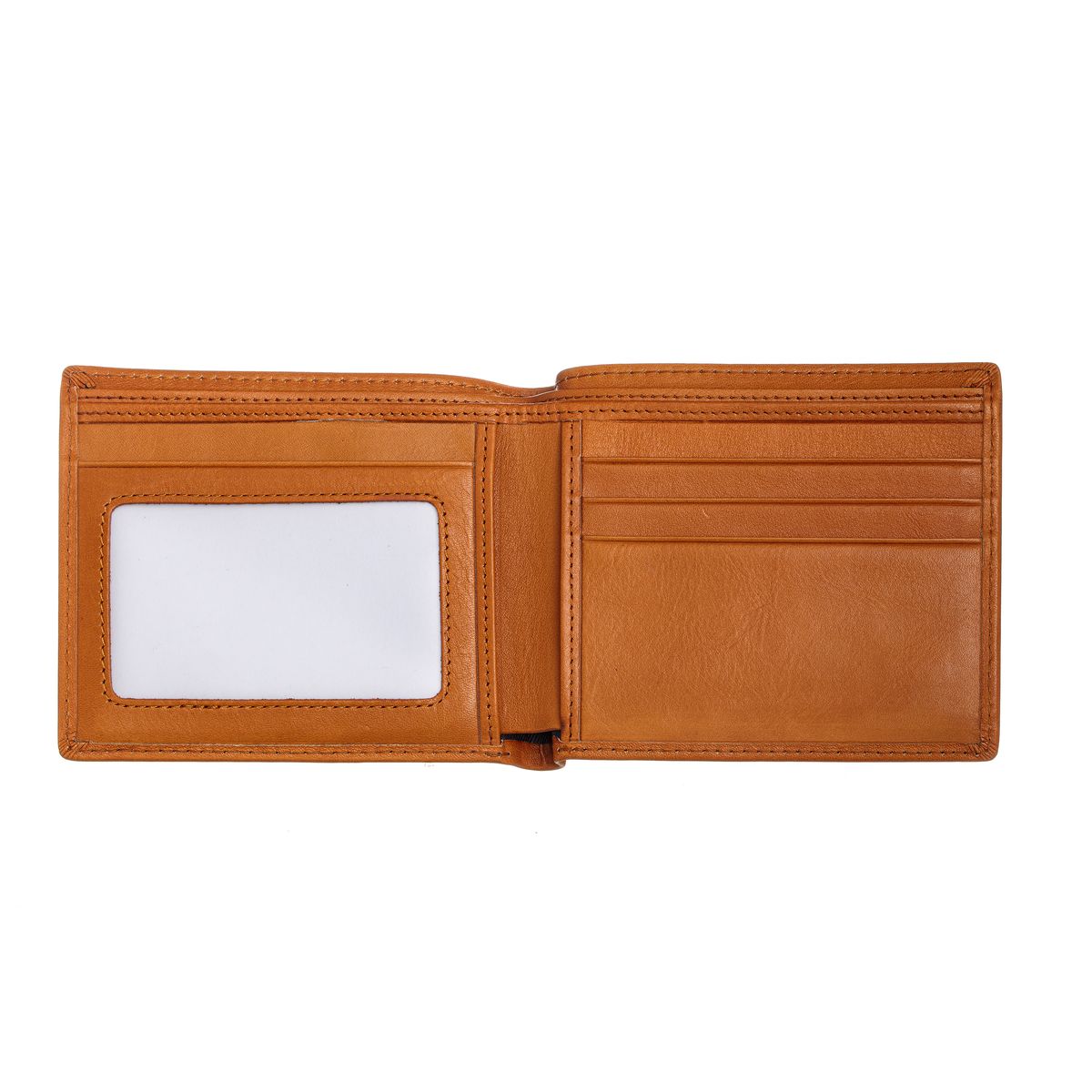 Klassische Bi-Fold Lederbörse