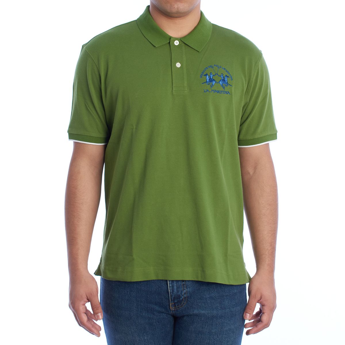 Herren Regular Fit Baumwoll-Polohemd