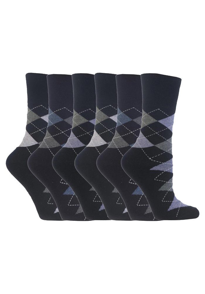 Gentle Grip - 6 Paar Damen Gentle Grip Nicht elastische Socken - LGG41
