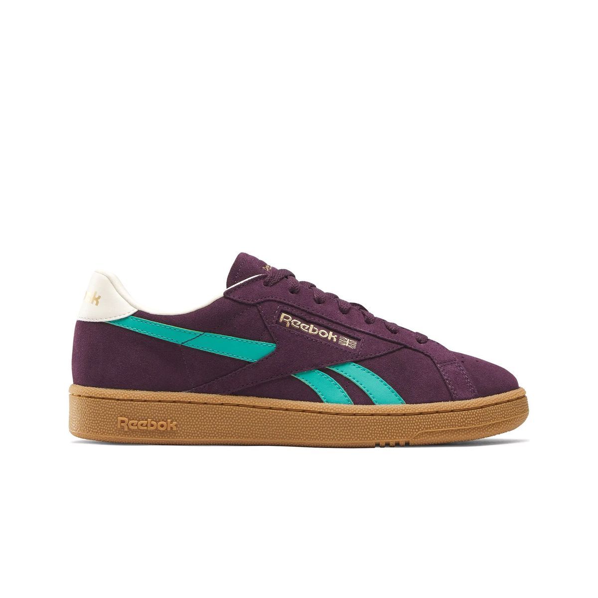 Retro Wildleder Court Sneaker in Lila