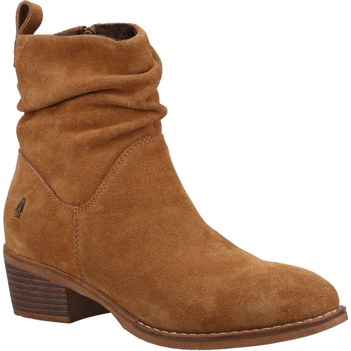 Hush Puppies Iris Wildleder Damen Tan Stiefel