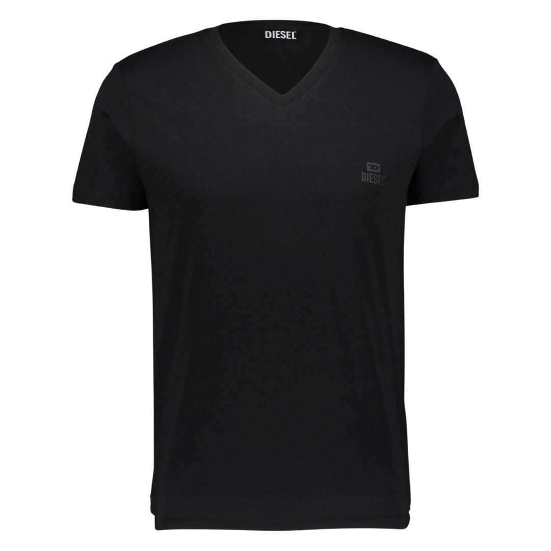 Herren T-Shirt mit V-Ausschnitt und Logo