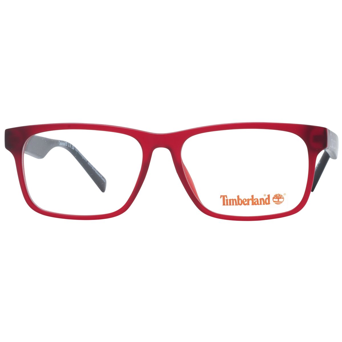 Transparente rechteckige Vollrand-Brille