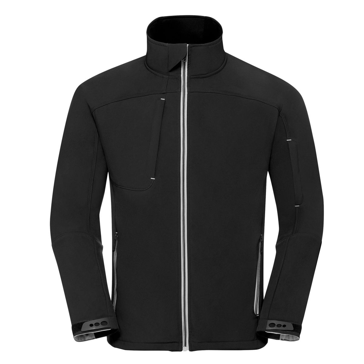 Schwarze Herren Softshelljacke