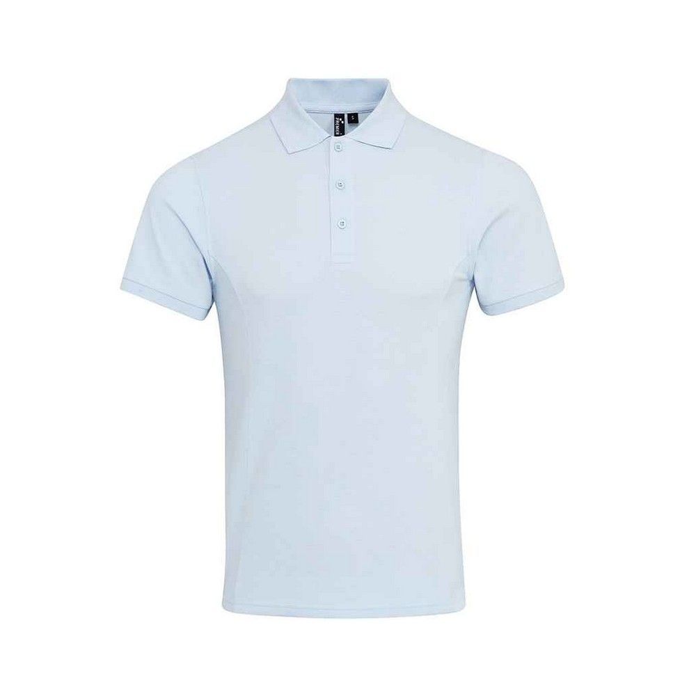 Premier Herren Coolchecker Plus Pique Polo T-Shirt (Hellblau)
