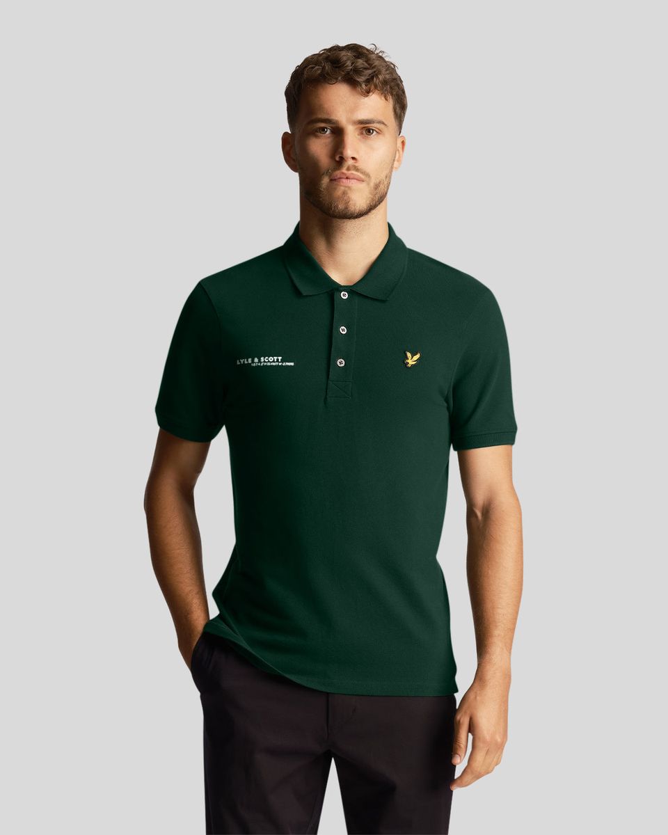 Klassisches Poloshirt mit Logo