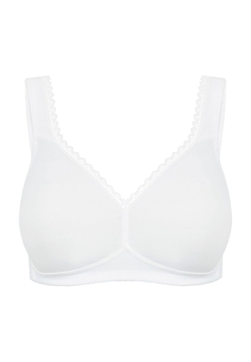 Nahtloser Baumwoll-BH mit weichen Cups