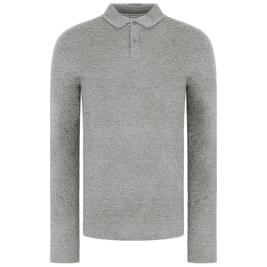 Herren Langarm Poloshirt