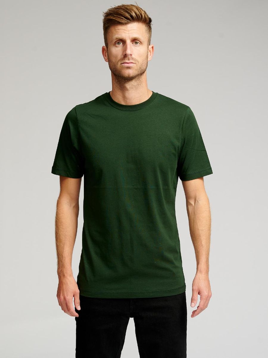 Klassisches T-Shirt mit Rundhalsausschnitt