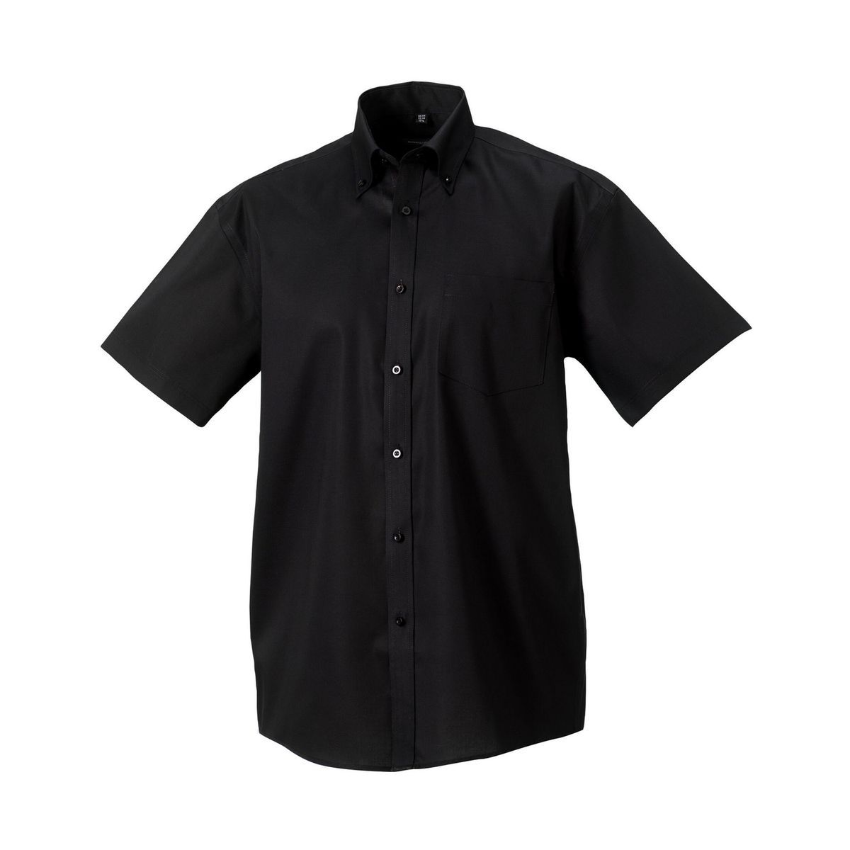 Russell Collection - "Ultimate" Hemd für Herren kurzärmlig (Schwarz)