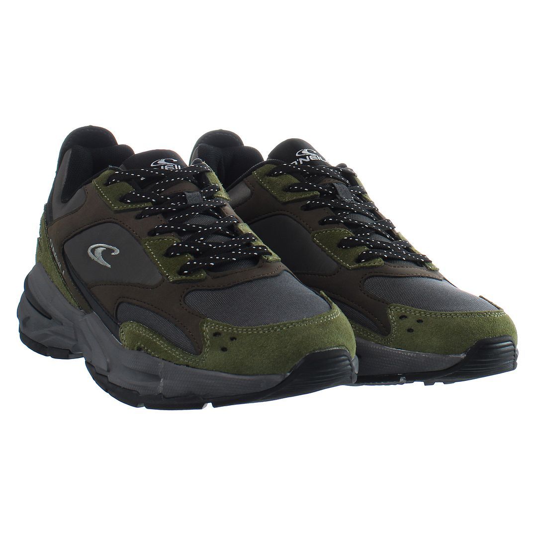 Robuste mehrfarbige Low-Top-Sneaker