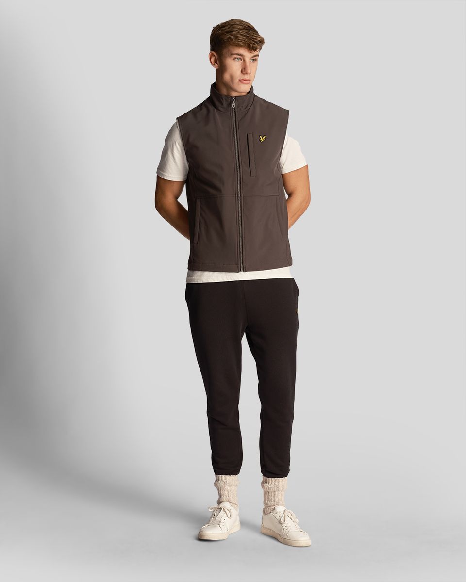 Softshell-Gilet mit Reißverschlusstaschen