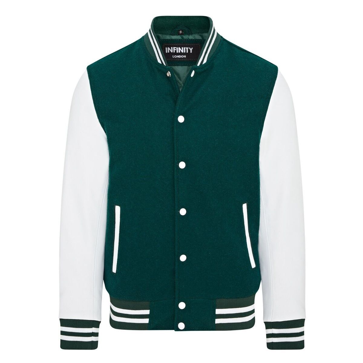 Klassische Letterman Wollmischungsjacke