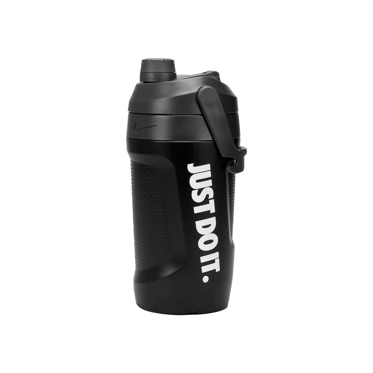 Schwarze Fitness-Wasserflasche
