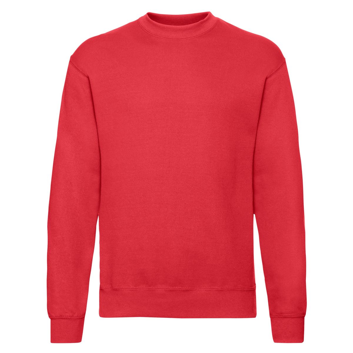 Klassisches Langarm-Sweatshirt mit Rundhalsausschnitt