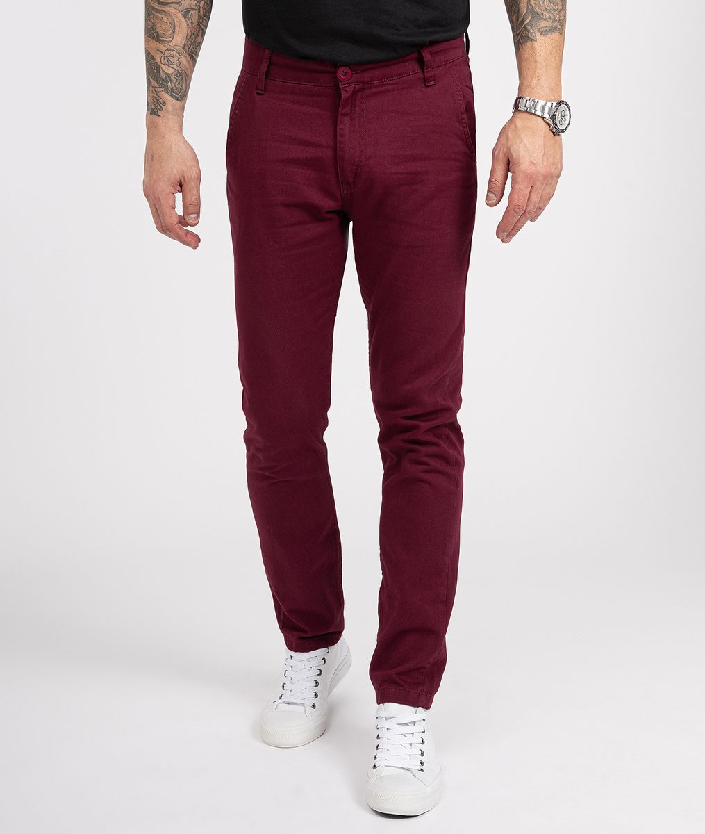 Lässige Slim-Fit Chino-Hose