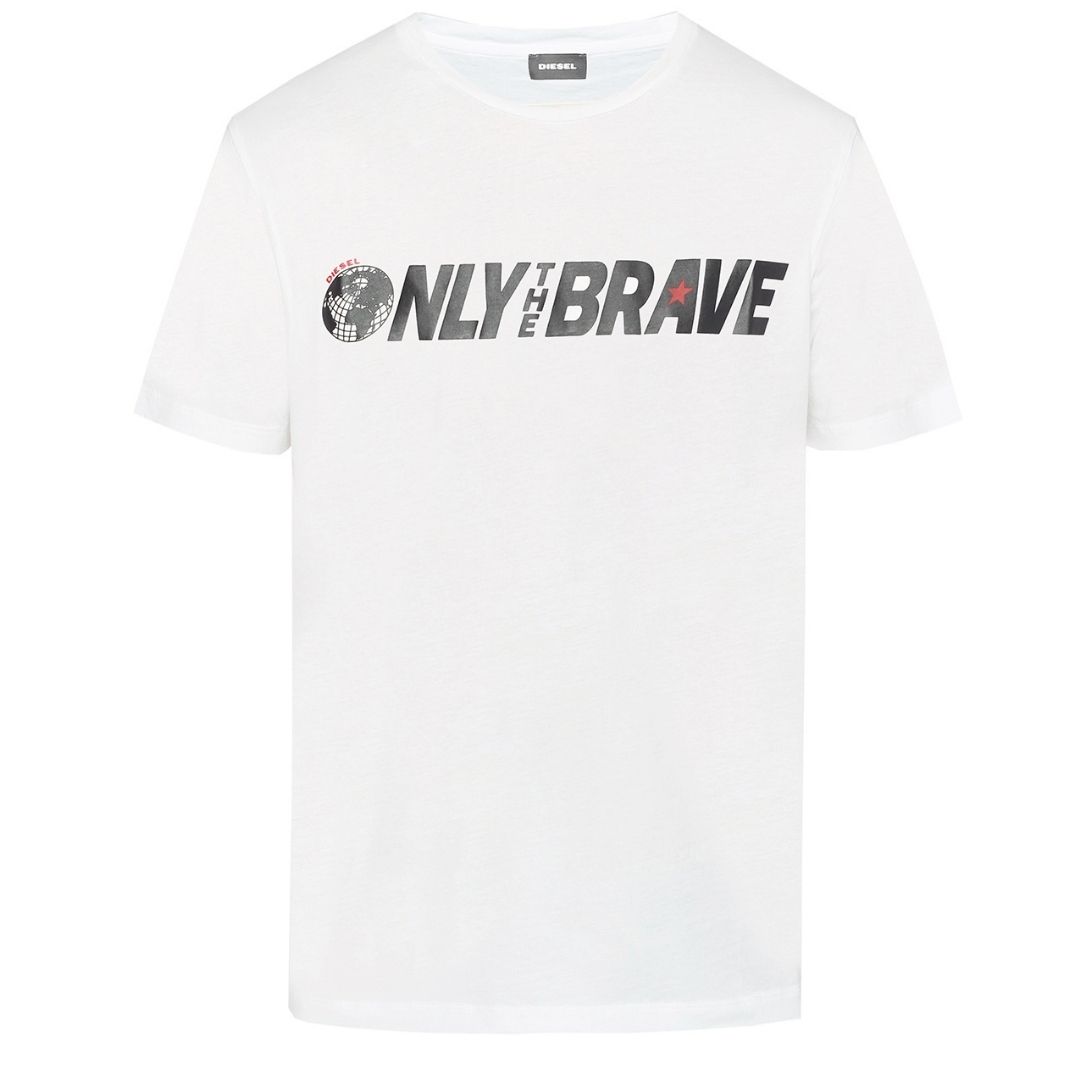 Baumwoll-T-Shirt mit Grafikprint