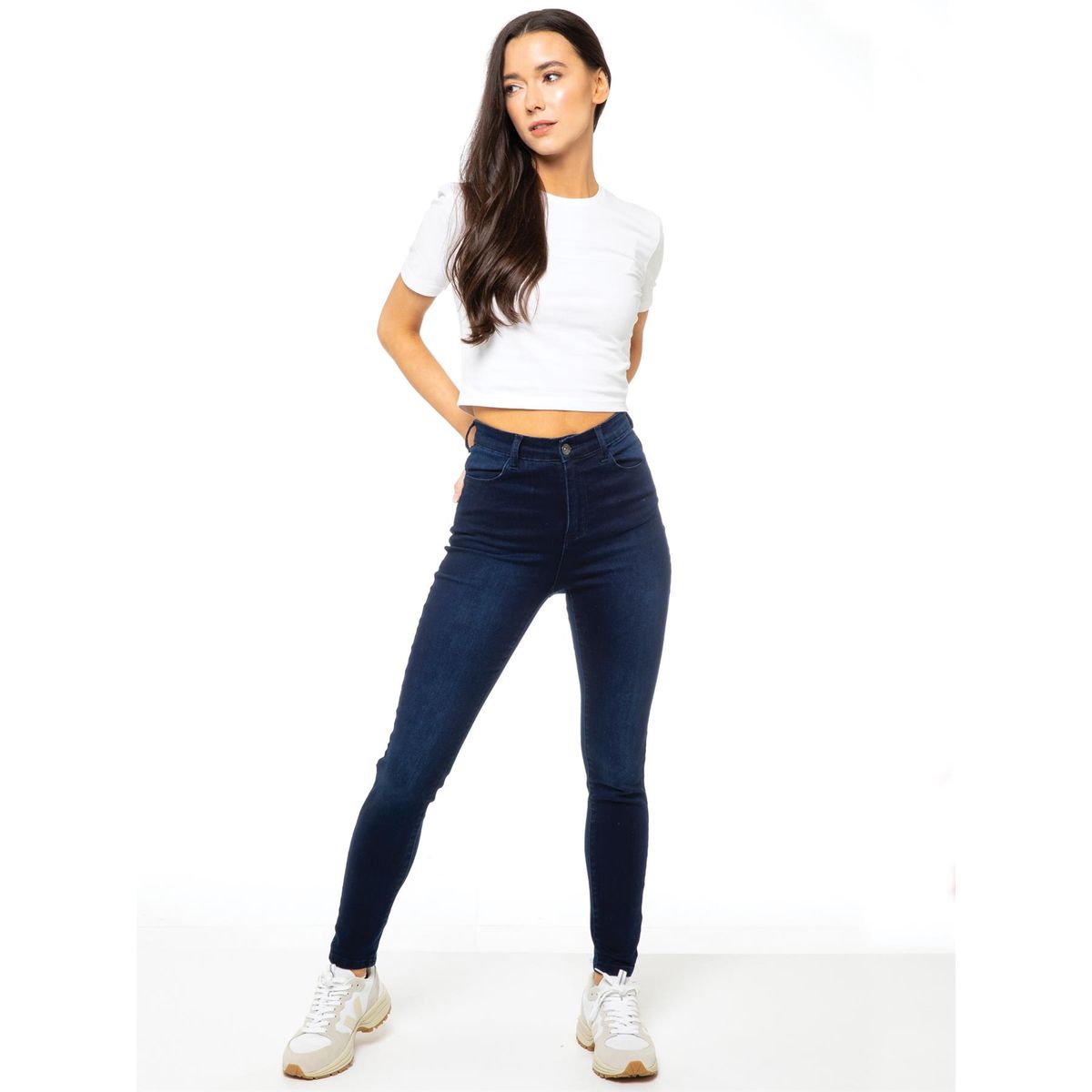 Damen High-Waist Skinny Jeans