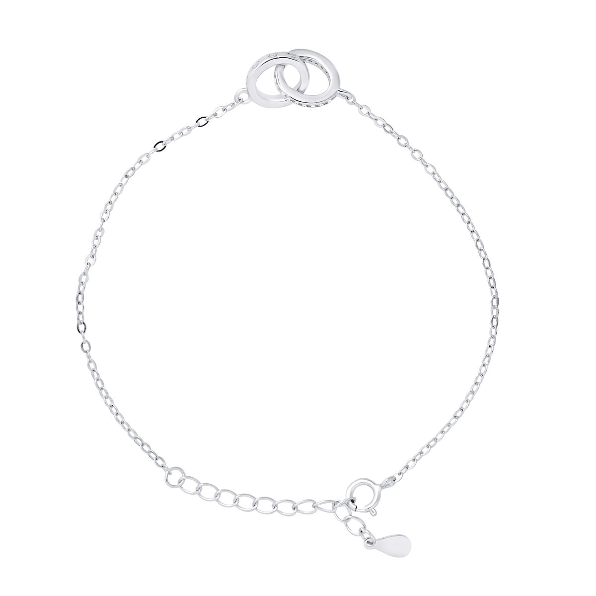 Doppelreihiges Stern-Armband aus Rotgold