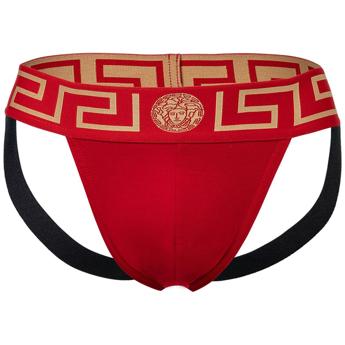 Griechischer Jockstrap mit Mäander und Medusa