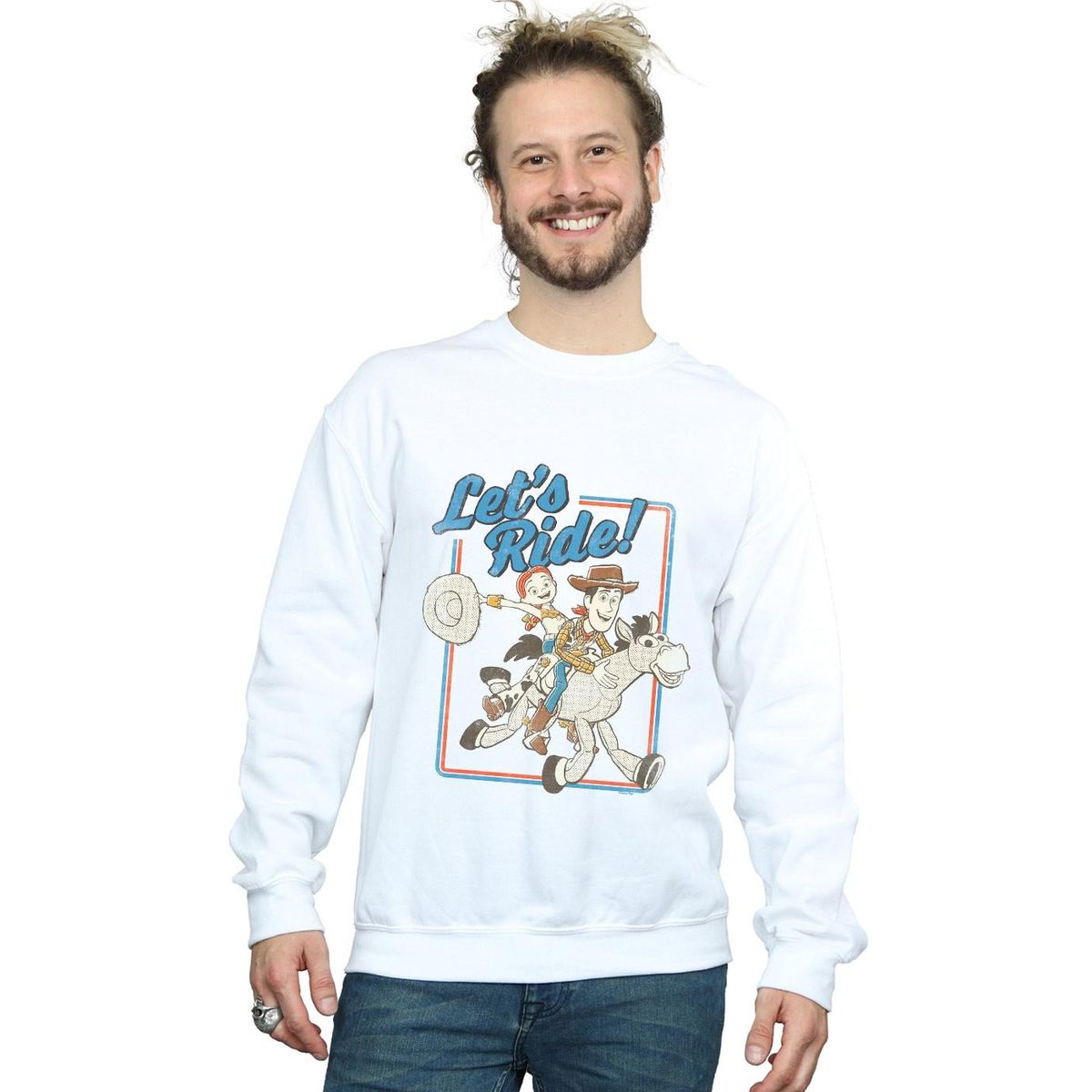 Rundhals-Sweatshirt mit Grafik-Print