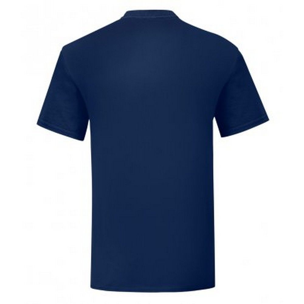 Klassisches Rundhals-T-Shirt aus gekämmter Baumwolle