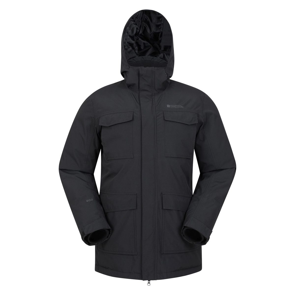 Extremer Daunen-Parka in Überlänge