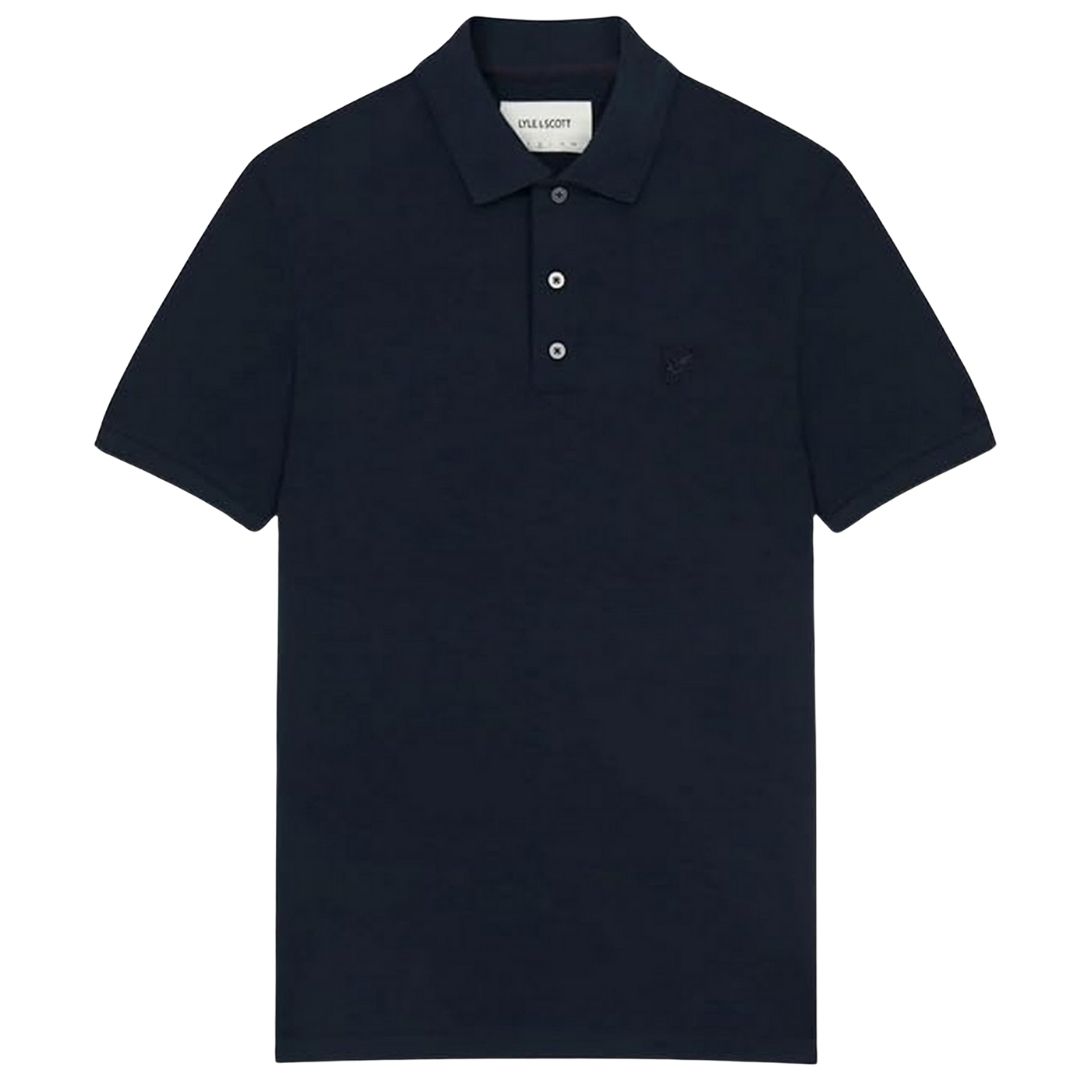 Klassisches einfarbiges Baumwoll-Poloshirt