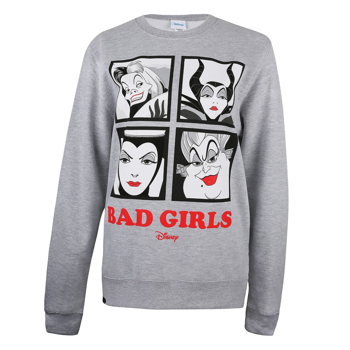 Disney - "Bad Girls" Sweatshirt Rundhalsausschnitt für Damen (Grau)