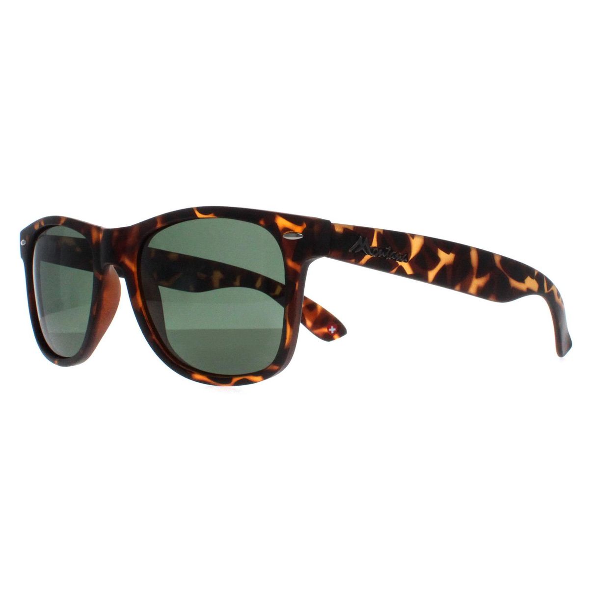Eckige Sonnenbrille in Schildpatt-Optik