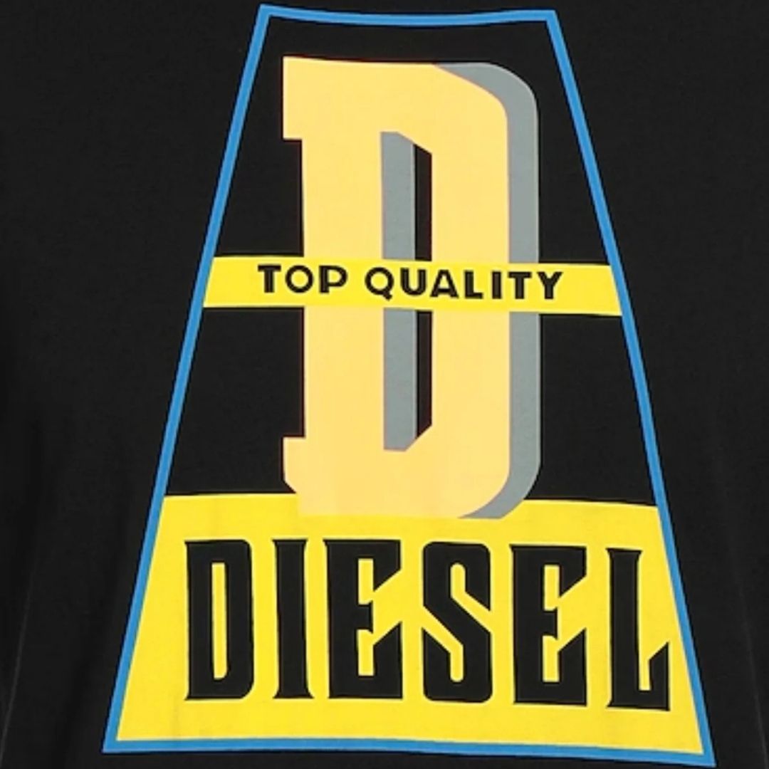 Crewneck-T-Shirt mit markantem Grafik-Logo