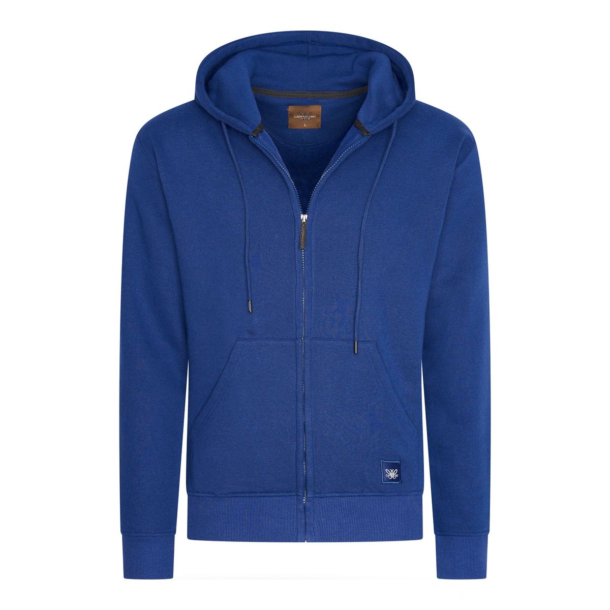 Klassischer Fleece-Hoodie mit Reißverschluss für Herren
