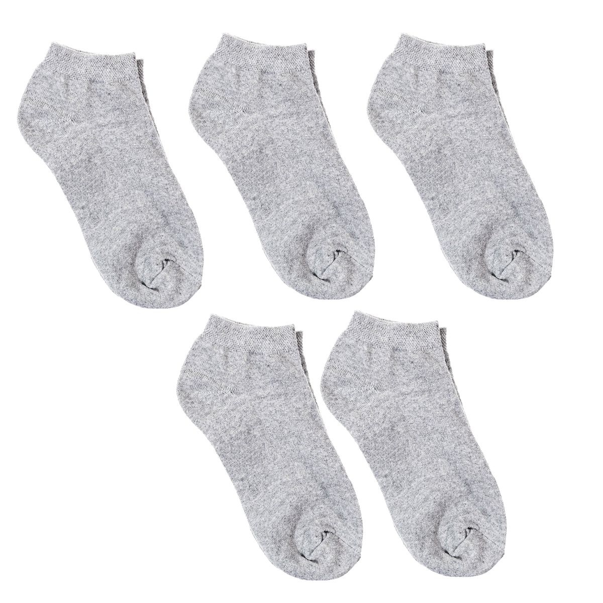 Packung mit fünf weißen Knöchelsocken