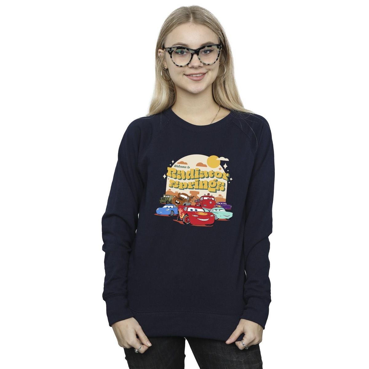 Grafik-Sweatshirt Radiator Springs Gruppe