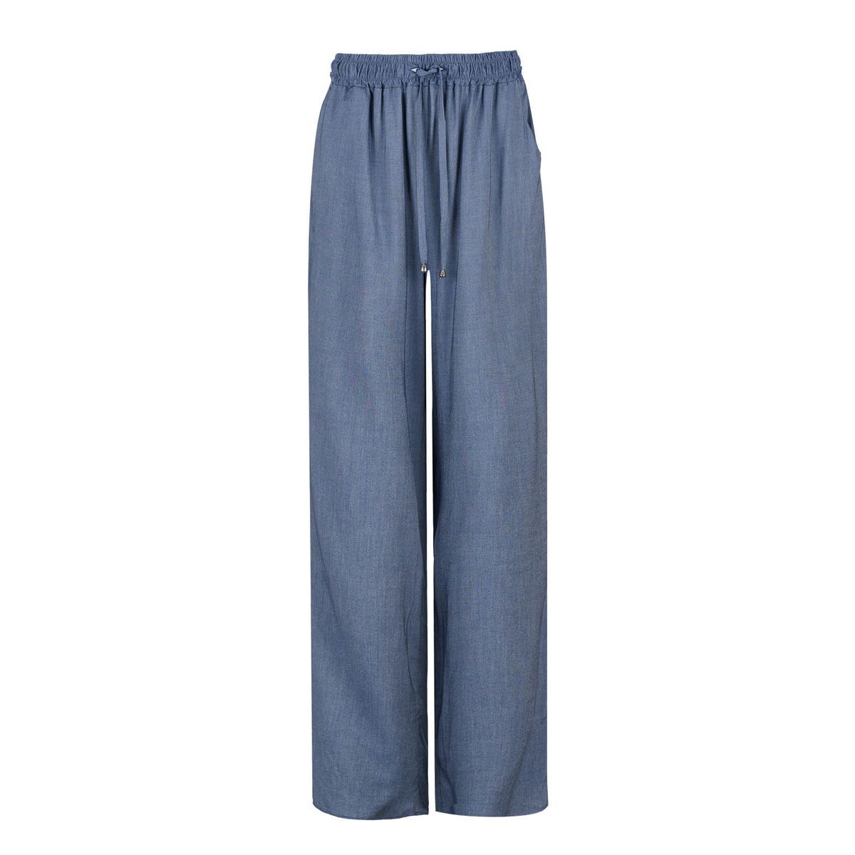 Weite Hose im Denim-Stil