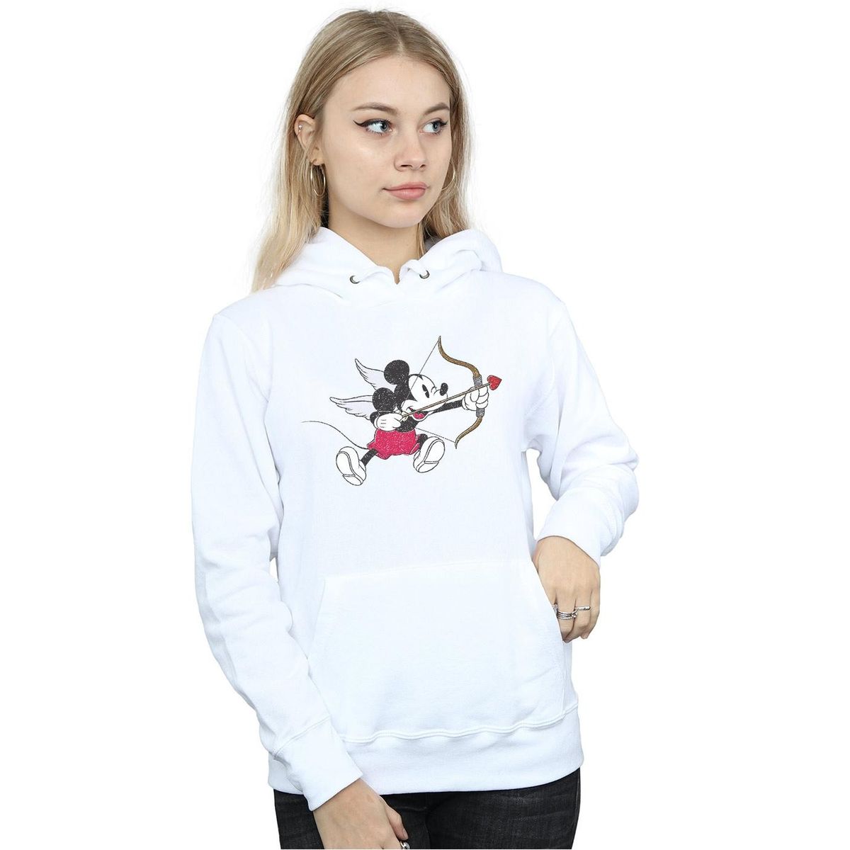 Mickey Mouse Cupido Grafik-Kapuzenpullover