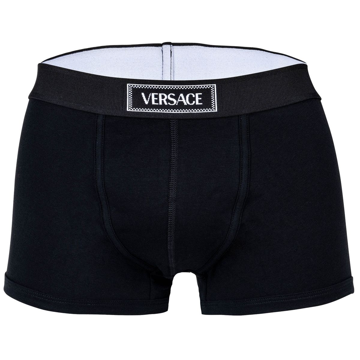 Herren Baumwoll-Boxershorts mit Logo-Bund