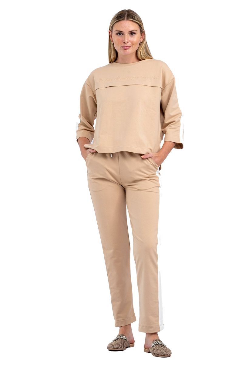 Damen Trainingsanzug Set mit Sweatshirt und Hose
