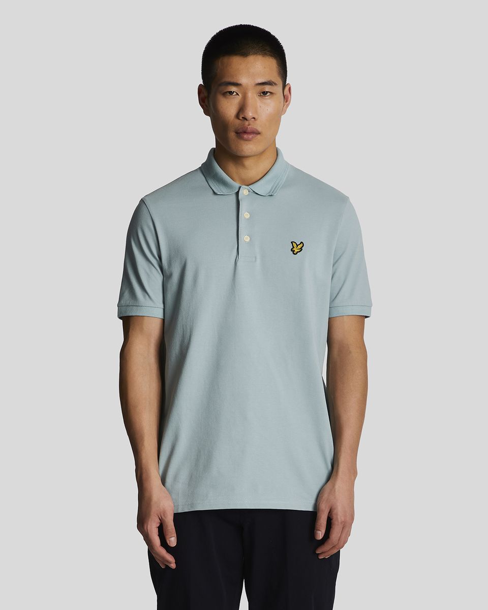 Klassisches Piqué Baumwoll Polo Shirt