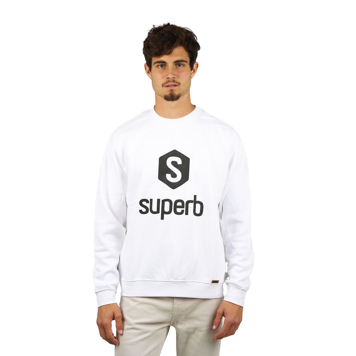 Modernes Sweatshirt mit Grafikprint und Rundhalsausschnitt