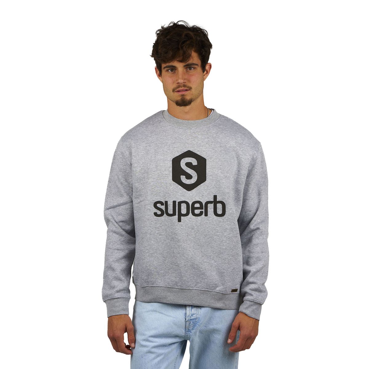 Modernes Sweatshirt mit Grafikprint und Rundhalsausschnitt