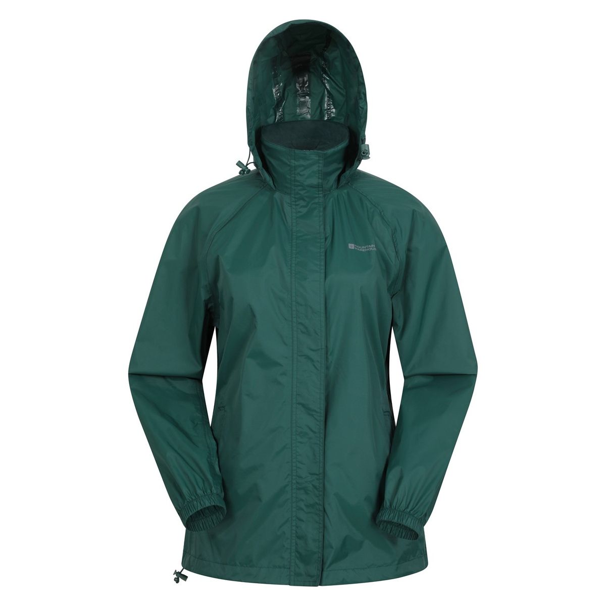 Mountain Warehouse Womens/Ladies Pakka II Wasserdichte Jacke (Dunkelgrün)