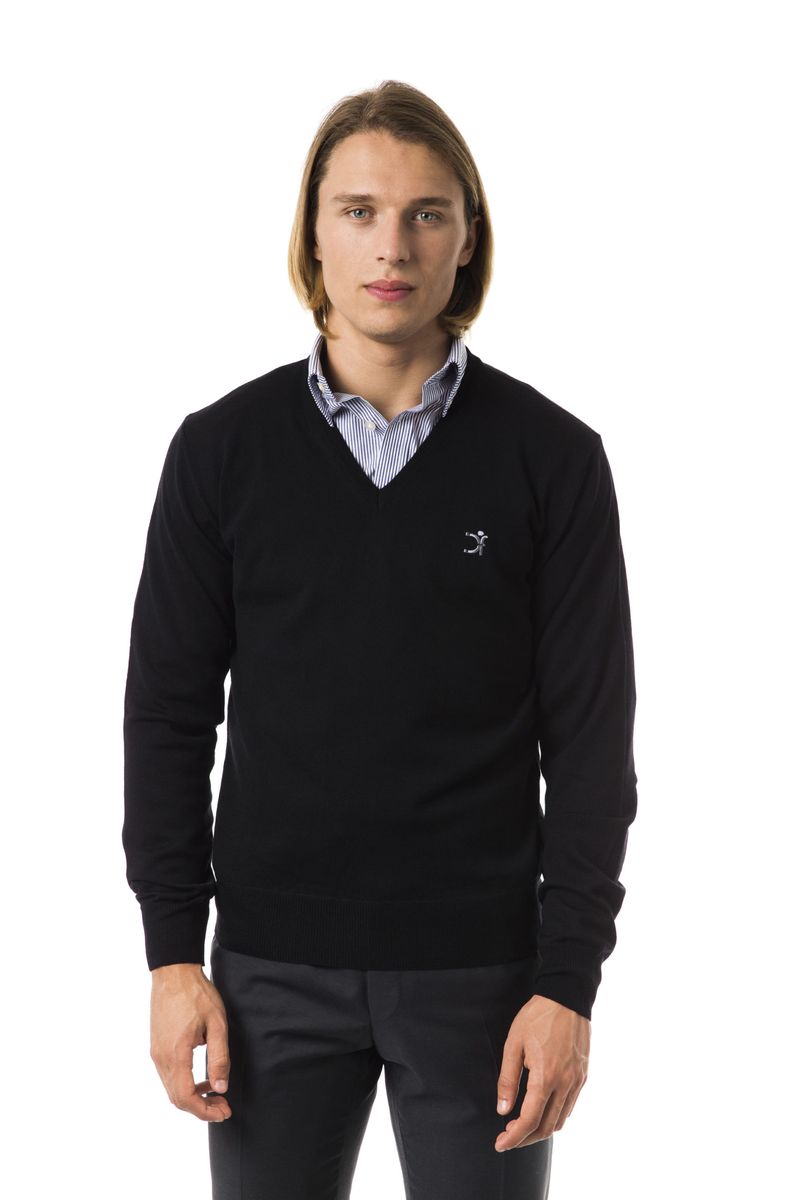 Herren Merinowolle Pullover mit V-Ausschnitt