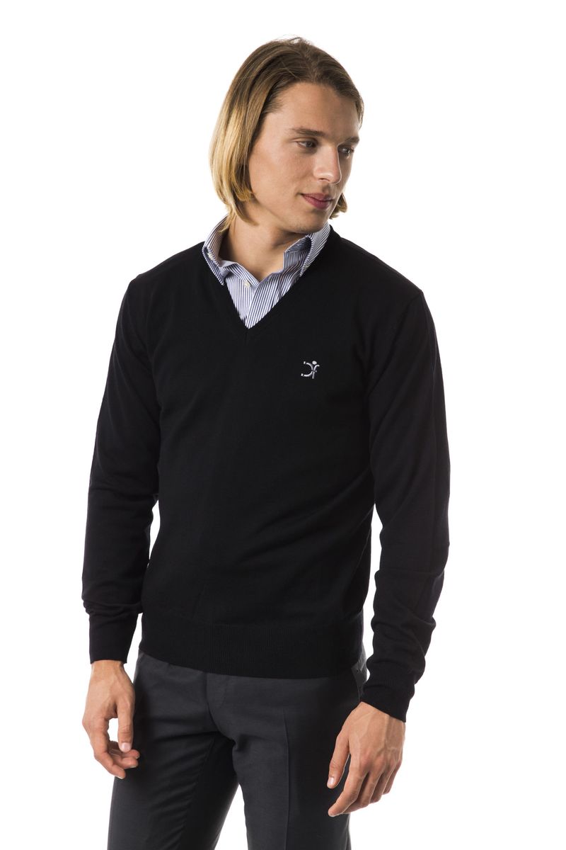 V-Ausschnitt Pullover aus Merinowolle