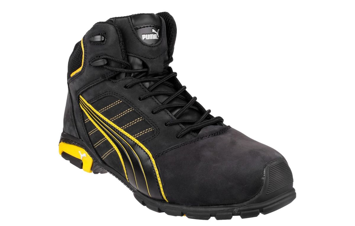 Hochleistungs-Sicherheitsstiefel aus Nubukleder