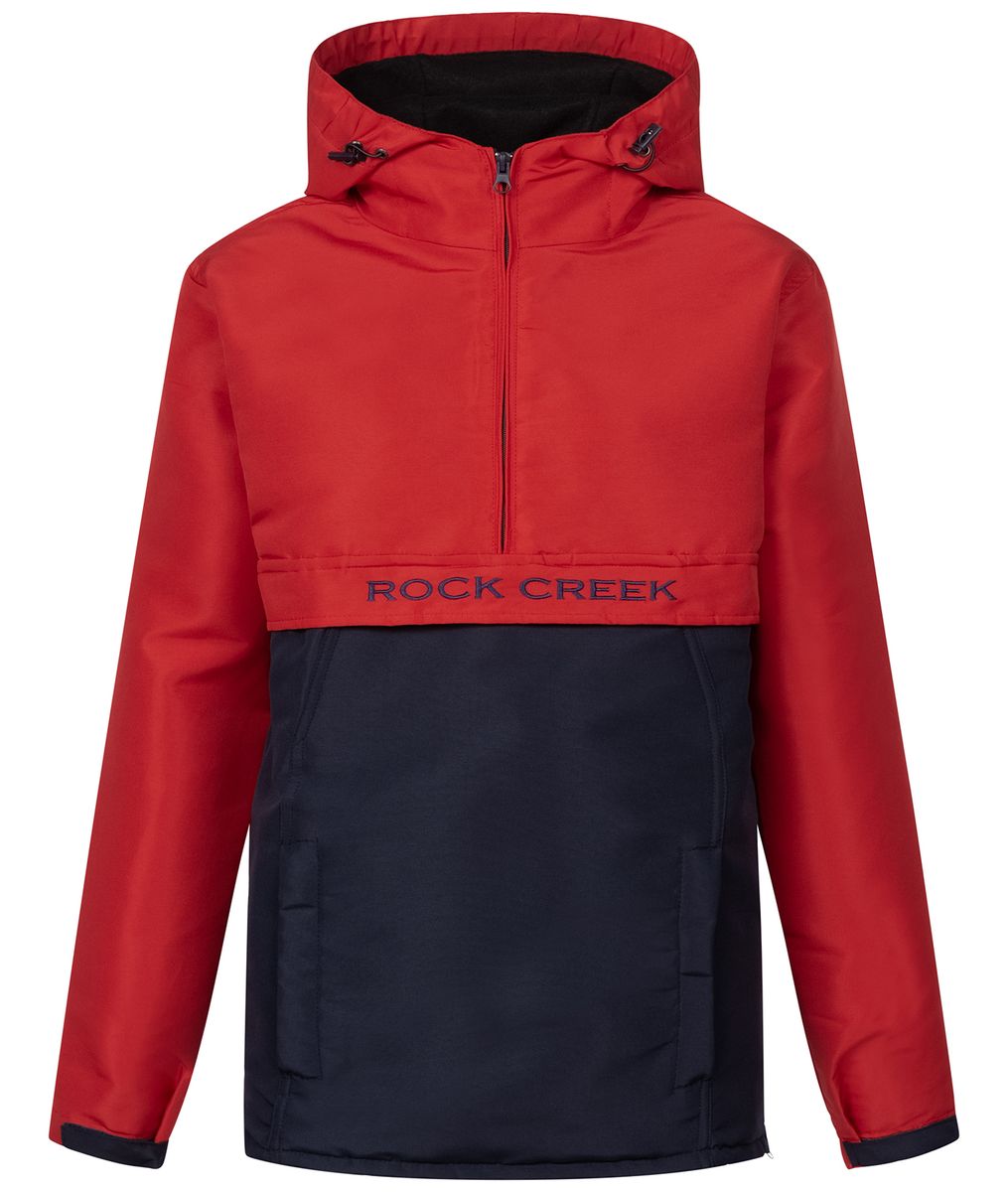 Colorblock Anorak Jacke zum Überziehen