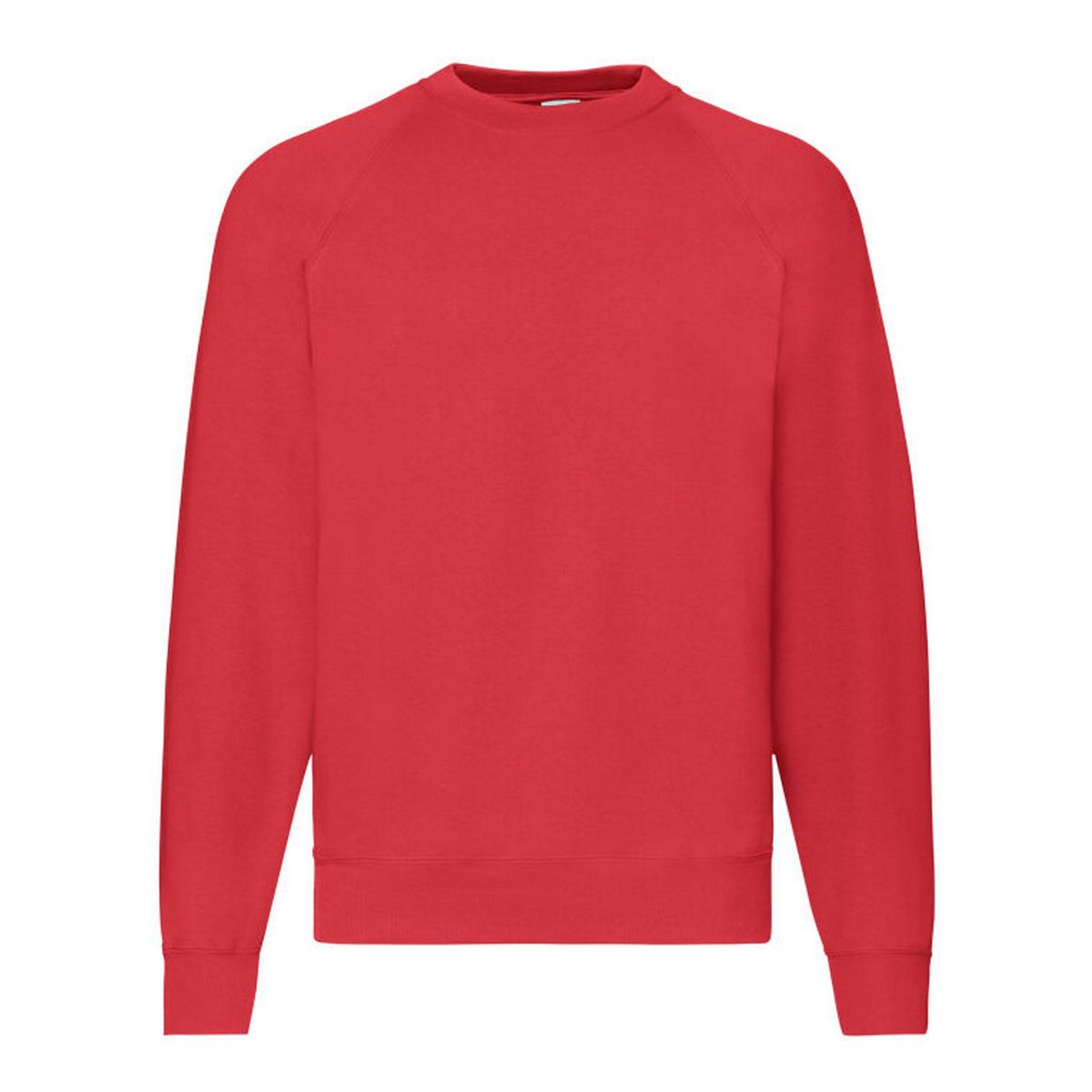 Fruit of the Loom - "Premium" Sweatshirt für Herren angesetzte Ärmel (Rot)